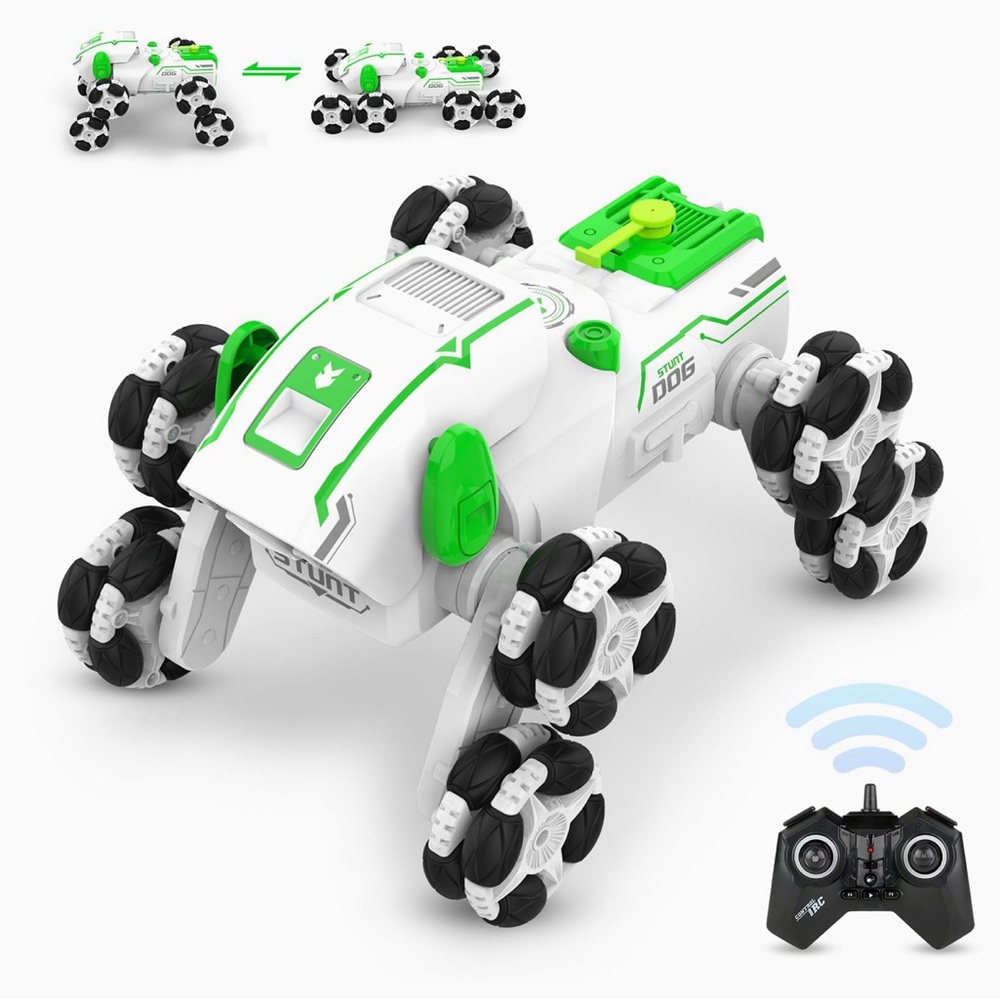 Storm Green and Black Multi-Legged Vehicle